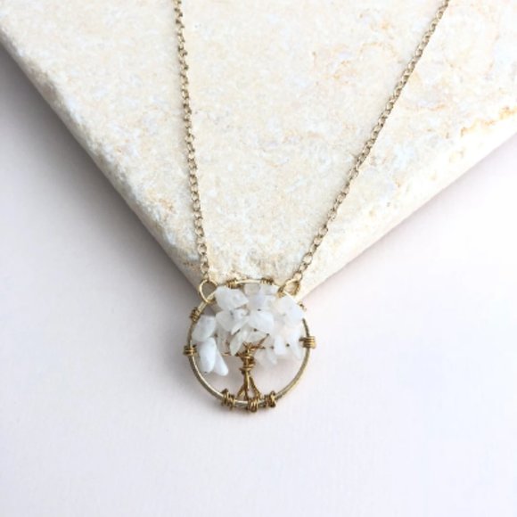Whimsical Tree Necklace, Novelty Tree Necklace, 3D Necklace - Picture 1 of 4